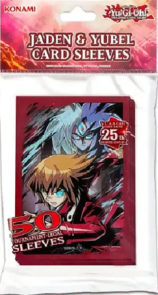 YU-GI-OH - JADEN & YUBEL CARD SLEEVES (50 SLEEVES)
